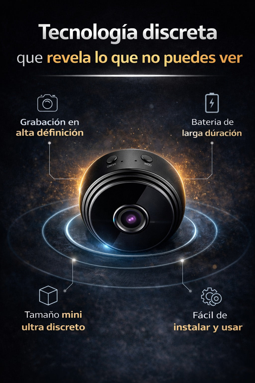 PROMO CAMARA MINI GHOST ESPIA