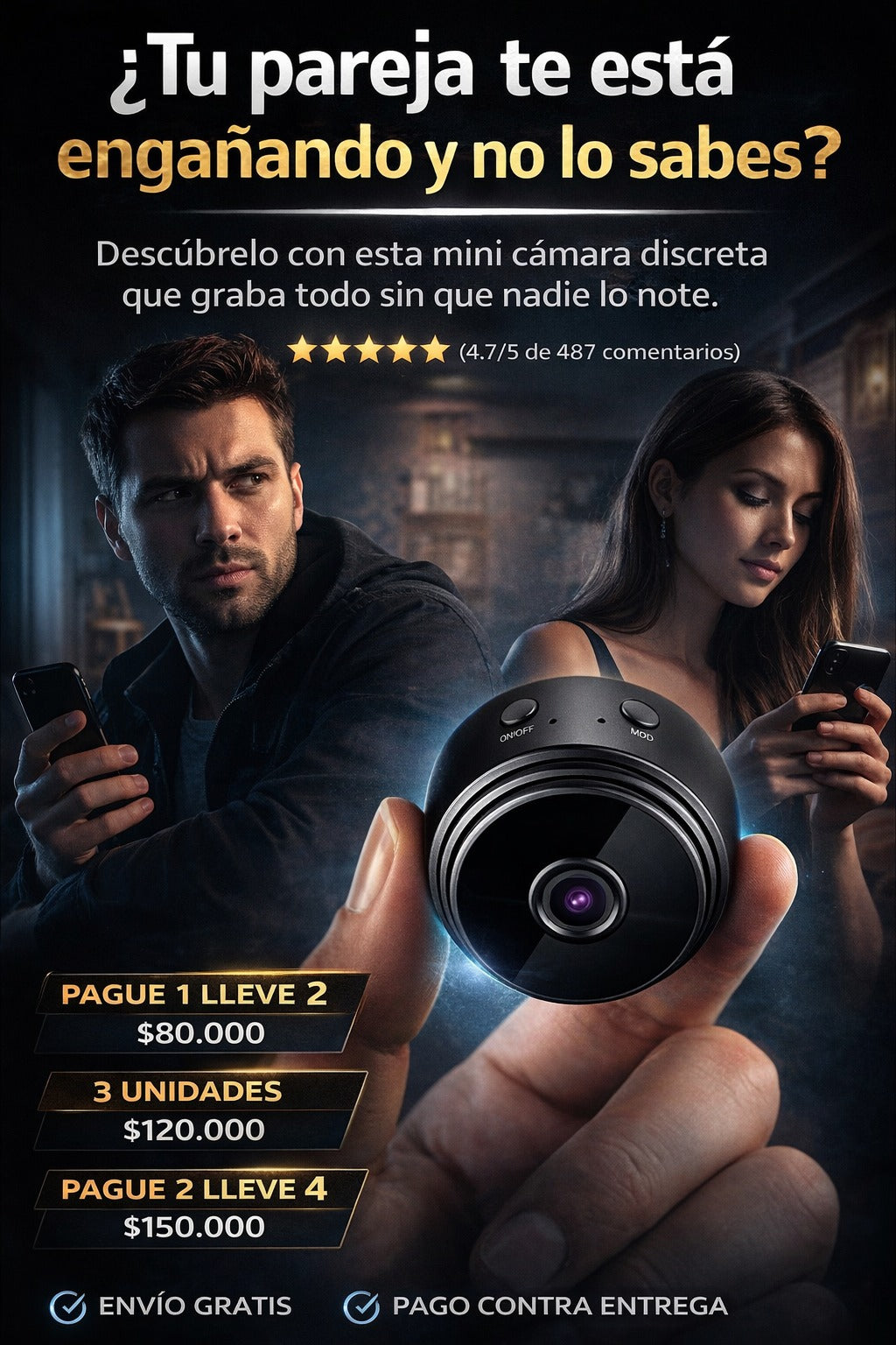 PROMO CAMARA MINI GHOST ESPIA
