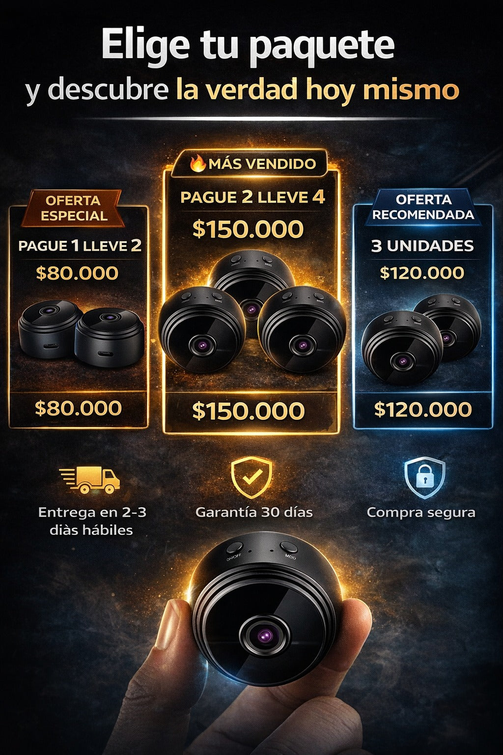 PROMO CAMARA MINI GHOST ESPIA